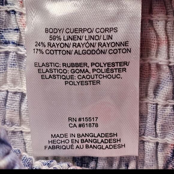 Vince Camuto Girls 12 Romper Pastel Peach Blue Hamptons Tween Beach - Picture 10 of 10